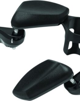 Kuryakyn Passenger Armrests Black For 14-Up Touring & Tri Glide