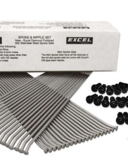 Excel Front Spoke Kit 9 Gauge 36 Black with Wrench