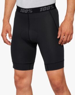 100% Ridcmp Black Shorts with Liner, Size 32