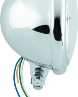 Bikers Choice 5-3/4in Chrome Bottom Mount Headlight Universal