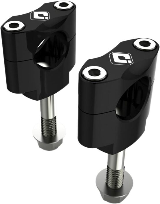ODI MX 7/8 in Bar Mounts Black Pair for Honda Kawasaki - Image 2