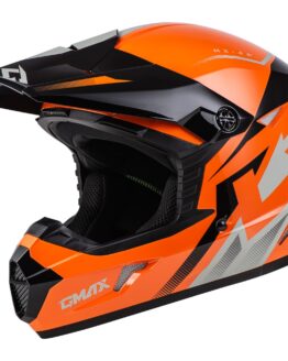 GMAX MX-46 Compound Helmet Orange/Black/Grey Youth Medium