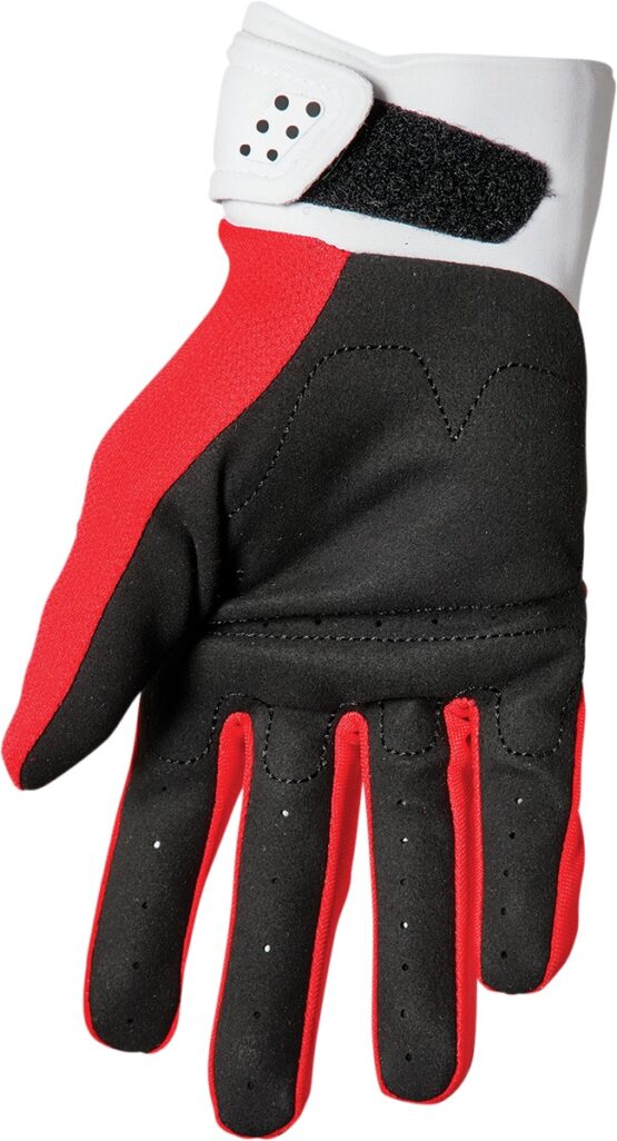 Thor Youth Spectrum Gloves 2XS Red/White - Image 2