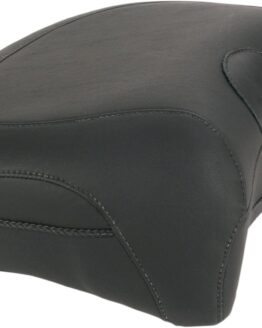 Wide Smooth Naugahyde Pillion Pad - Black