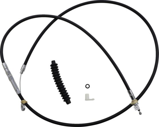 Drag Specialties Black Vinyl Clutch Cable Standard Harley XL1200 For XL1200NS XL1200V XLCP