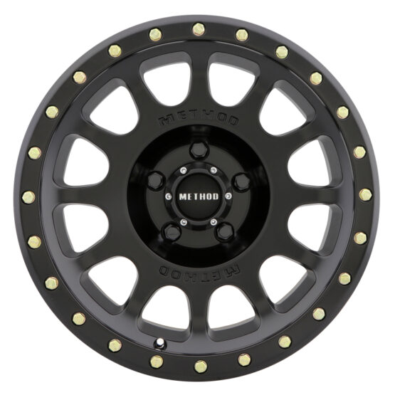 MR305 NV 18x9 +25mm Offset 5x150 116.5mm CB Matte Black Wheel