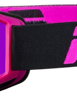 Fly Racing Youth Focus Snow Goggle Black/Pink Pink Mirror Lens