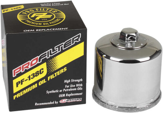 Oil Filter - Chrome