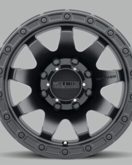 MR317 18x9 +18mm Offset 8x180 130.81mm CB Matte Black Wheel