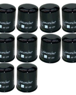 HF177 Oil Filter - Black - 10 Pack