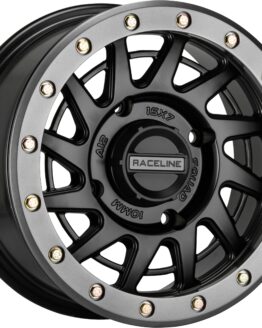 Raceline Squad Beadlock Wheel 15x7 4x137 +38mm Satin Black/Gunmetal