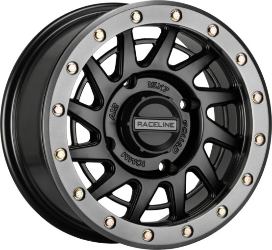 Raceline Squad Beadlock Wheel 15x7 4x156 +38 Black/Gunmetal
