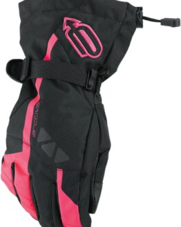 Women's Pivot Snow Gloves Black/Pink 2X-Large
