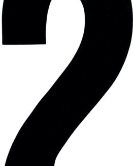 #2 6" Tall Black "Extreme" Stick-On Race Numbers - 3 Pack