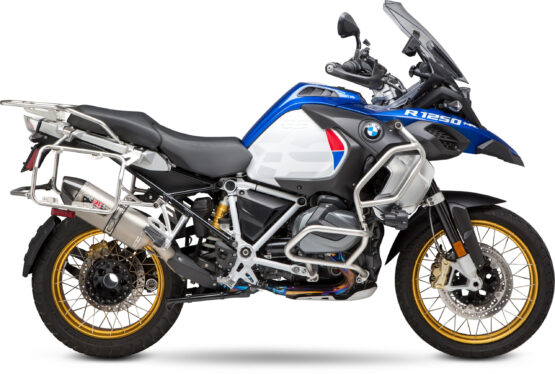 Yoshimura R-77 SS Slip-On Exhaust Carbon Cap Fits 13-18 BMW R1200GS - Image 2