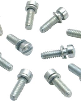 S&S Cycle Float Bowl Slotted Screws 10-24 x 3/4in 10 Pack