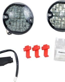 LED Front Turn Signal Conversion Flat Style Insert Amber Lens