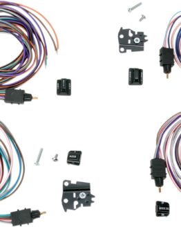 Drag Specialties Handlebar Switch Kit Radio/Cruise Black For Harley-Davidson