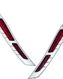 LED Rear Fender Strip Lights For Indian Chrome