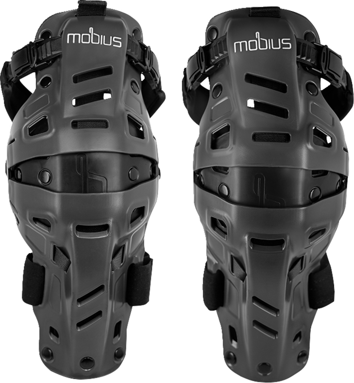 Mobius X8H Hybrid Knee Support 2XS/XS Gray Black Adult - Image 3