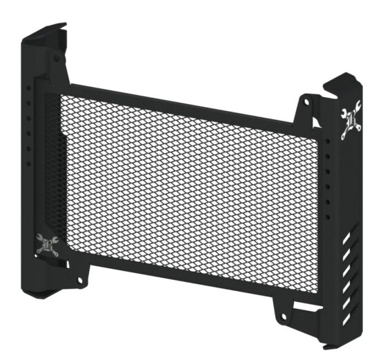 Burly Brand Slash Cut Radiator Guard Black For Honda Rebel 1100 21-24 - Image 2