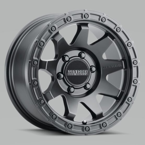 MR317 18x9 +3mm Offset 6x5.5 106.25mm CB Matte Black Wheel - Image 2