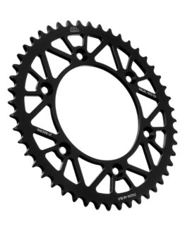 Black Aluminum Rear Sprocket - 48 Tooth 520