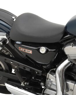 Plain Vinyl Solo Seat Black Foam