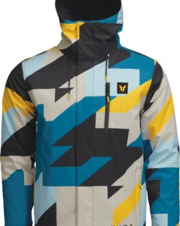 Thor Brave Tour Jacket XL Blue Yellow Gray Men's