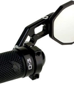 D-Axis Black Bar End Mirror System