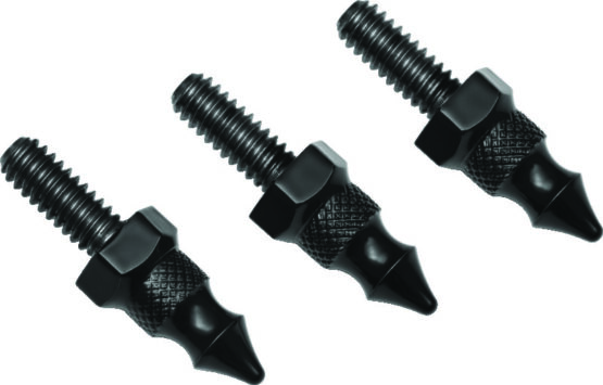 Kuryakyn Windshield Spikes Black For 96-13 FLH Touring