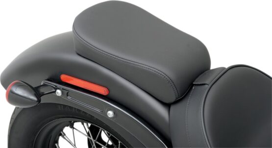 Drag Specialties Wide Rear Passenger Seat Smooth Black FXS/FLS 11-17 - Image 2