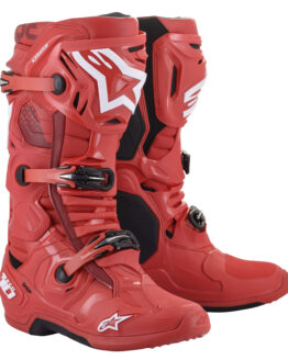 Alpinestars Tech 10 Boots Red Size 8 Off-Road Motocross