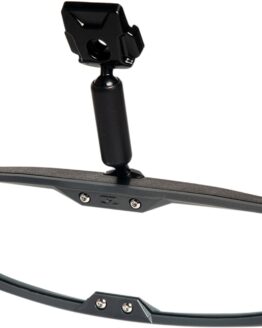 Halo R Rear View Mirror 1.75" Tube Clamp - Gray Bezel