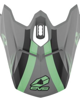 EVS T3 Works Visor - Matte Grey/Green/Black