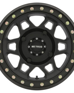 MR405 UTV Beadlock 15x7 / 5+2/38mm Offset / 4x136 / 106mm CB Matte Black Wheel