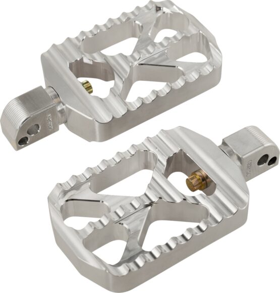 Joker Machine Bear Claw Silver Footpegs for Harley-Davidson