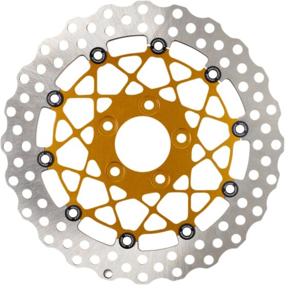 Performance Machine Speedstar 11.8in Front Brake Rotor Gold