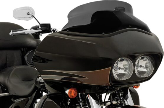 Spoiler Windshield - 6.5" Tall, Black Opaque - Image 2