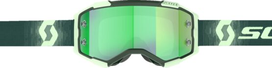 Scott Fury Goggles Dark Green/Mint Green Green Chrome Lens - Image 2