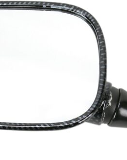 Left Mirror Replacement - Carbon Fiber Look