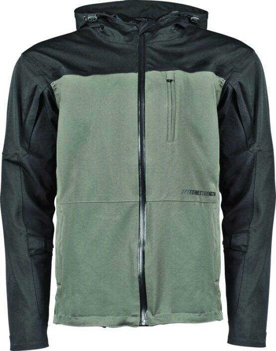 Fame and Fortune Jacket Black/Olive - Large