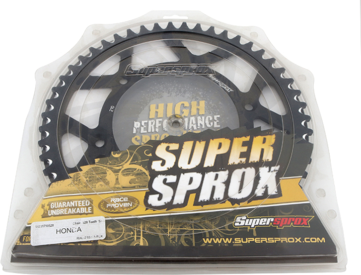 Supersprox 52T Aluminum Rear Sprocket Black Fits Honda - Image 3