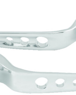 Original Chrome Holed Lever Set For 15-17 FLST FXST