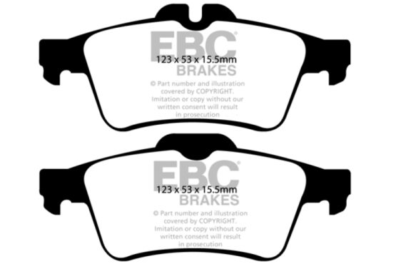 Bluestuff Rear Brake Pads Semi-Metal Fits 08-10 Chevrolet Cobalt SS 2.0L Turbo - Image 2
