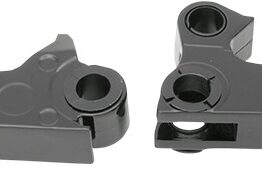 Drag Specialties Custom Lever Set Black Satin For Harley-Davidson