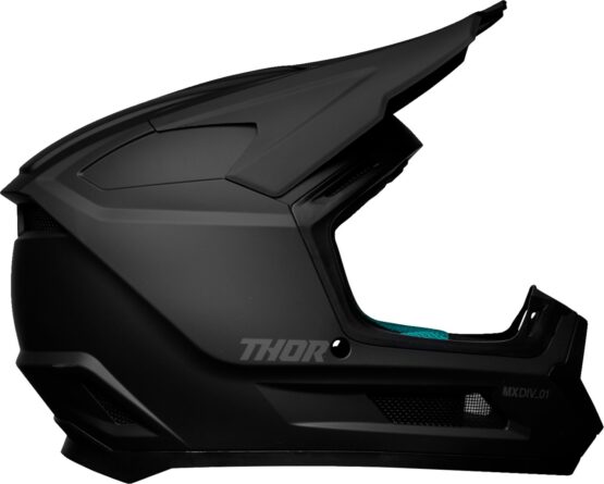 Thor Youth Fleet Blackout Helmet Matte Black Medium - Image 2