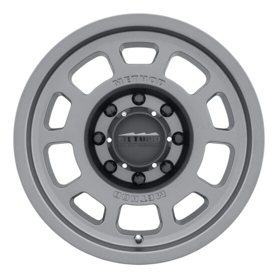MR705 17x8.5 0mm Offset 8x6.5 130.81mm CB Titanium Wheel - Image 2