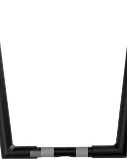 Chubby Hooked Reaper Hanger 16" Satin Black Handlebar