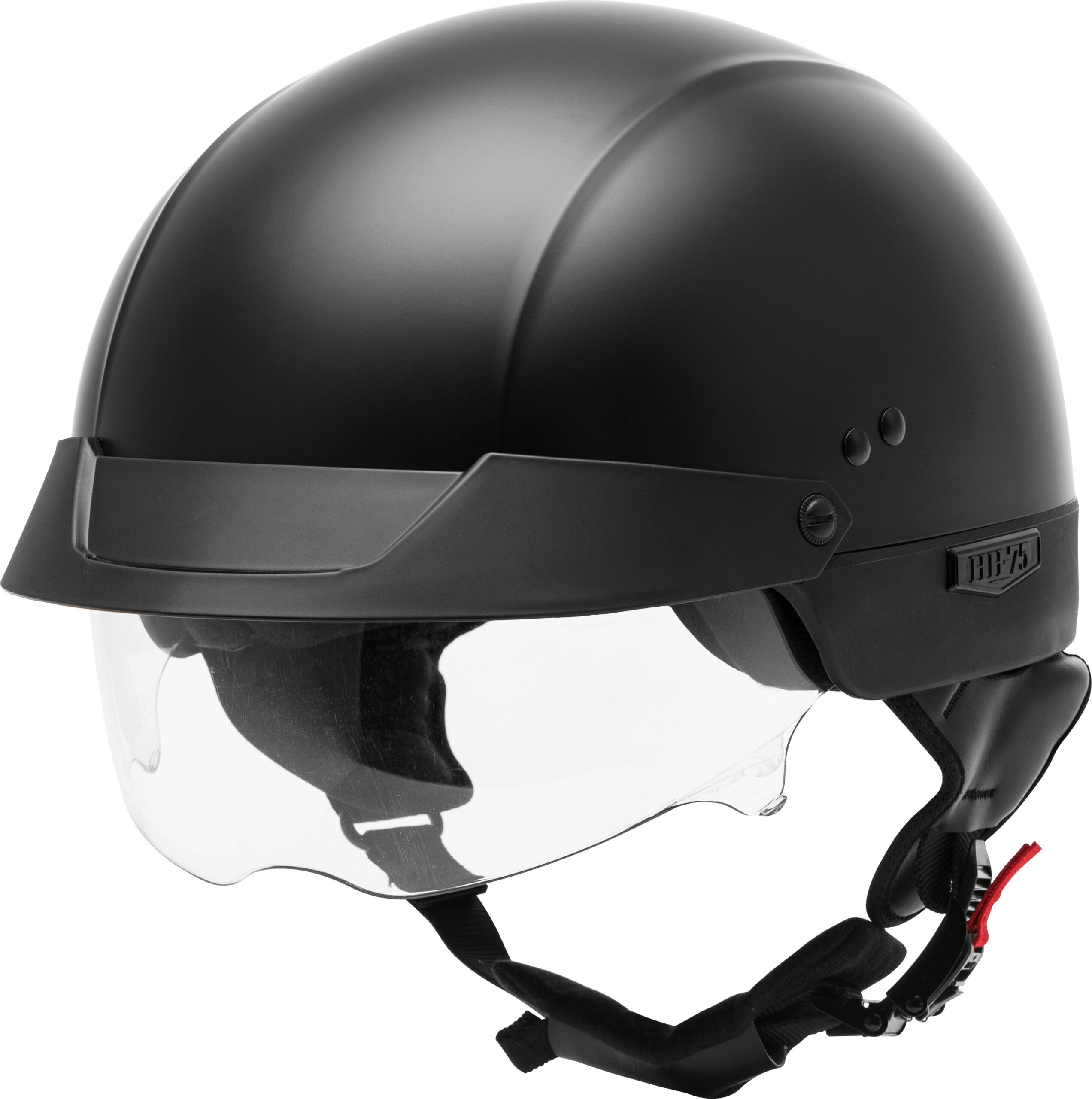 GMAX HH-75 Half Helmet Matte Black 2X-Large - Image 3